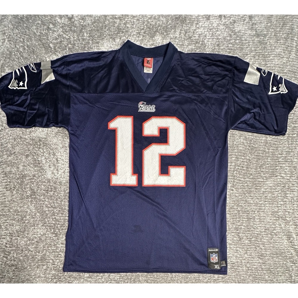 Authentic Vintage New England Patriots Tom Brady Reebok NFL Jersey Size XL